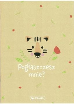 Herlitz Pastel Cute A5 bilježnica, 32 lista, dvostruko linijirana, uska