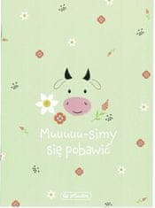 Herlitz Pastel Cute A5 bilježnica, 32 lista, dvostruko linijirana, uska