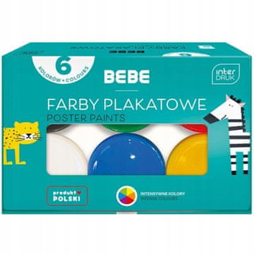 Interdruk Boje za postere u 6 boja BEBE Kids