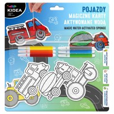 Čarobne karte aktivirane vodom Kidea vozila