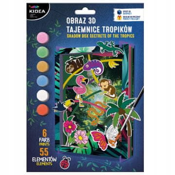 Derform 3D BOJE ZA SLIKE TAJNE TROPA KIDEA KREATIVNI KOMPLET