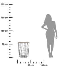 Atmosphera Kumi stolić za kavu crni 47 cm