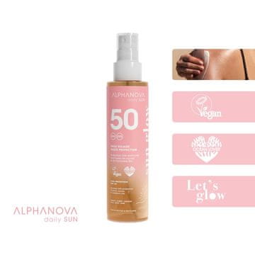 Alphanova Daily Sun Glow ulje za sunčanje SPF50, 125 ml
