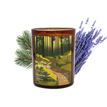 Sojina svijeća Golden Hour Forest Walk, citrusno voće, smola, 190 g, EcoDetaili