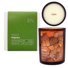 Topla Sienna sojina svijeća Božur, Liči, Frezija, Amber 190 g ekoDetalji
