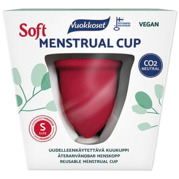Menstrualna čašica veličine S VUOKKOSET crvena, sigurna
