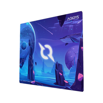 Nikcorp Gaming podloga Kraken Medium 450x400 mm, protuklizna podloga za miš od mikrovlakana, vodootporna površina za optičke i laserske senzore, ojačani rubovi, crna boja, preciznost i stabilnost za gamere