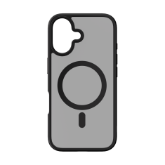 Nikcorp Maskica za iPhone 16 Mist Shield MagSafe zaštitna futrola crna, ojačana PC i TPU maska s magnetskim prstenom za bežično punjenje, povišeni rubovi za zaštitu kamere i ekrana, tanki dizajn, metalne