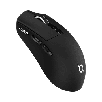 Nikcorp Bežični gaming miš ZEPHYR Black, optički senzor 26000 DPI, OLED zaslon, 56 g, 3 načina povezivanja, magnetska stanica za punjenje, Huano prekidači, ergonomski dizajn, crni, PTFE klizači, paracord