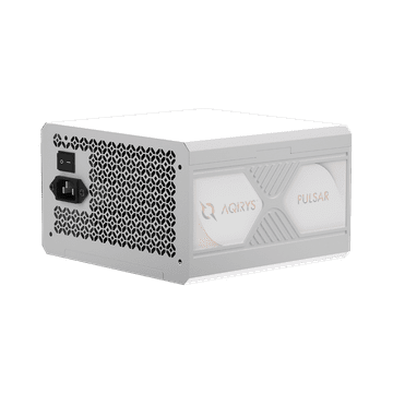 Nikcorp Računalno napajanje ATX 750W 80 PLUS Bronze, bijelo, ARGB osvjetljenje, 120 mm ventilator s FDB ležajem, japanski kondenzatori, ravni kabeli, stabilno i tiho napajanje za gaming PC, ATX 2.52 standard