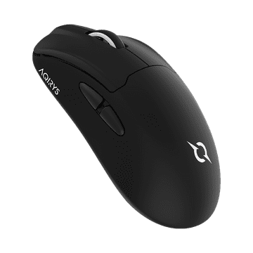Nikcorp Bežični gaming miš Dual Mode, PixArt 3395 senzor 26000 DPI, 4000 Hz, ultralaki 58 g, Kailh GM 8.0 prekidači, Bluetooth 5.0, 2.4 GHz, USB-C, RGB dock, crni, za profesionalne igrače, visoka preciznost