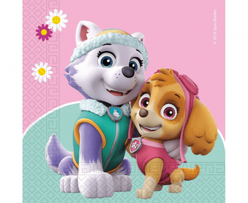 GoDan Paw Patrol Skye i Everest papirnate salvete 33x33 20 kom. | 90277