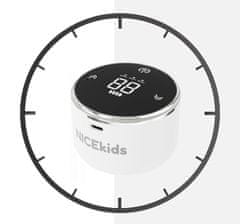 Nikcorp Električna izdajalica za grudi, prijenosna, trofazna, tiha, 180 ml, BPA Free, LCD zaslon, USB-C punjenje, 1000 mAh baterija, 3 načina rada, 0.52 kg, za aktivne mame