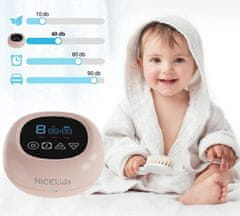Nikcorp Električna izdajalica 2u1, 3 faze rada, bežična, LCD zaslon, 150 ml bočica, USB-C punjenje, BPA free, tiha (36-40 dB), do 3h rada, 0.75 kg, za mame