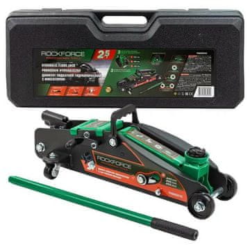 ROCKFORCE Frog hidraulična dizalica za automobile 2.5T 140-387 mm šiljasta