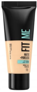 L’Oréal Maybelline Fit Me Matte+Poreless matirajući puder 118 Nude 30 ml