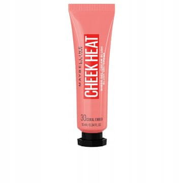 L’Oréal Maybelline rumenilo za obraze Cheek Heat krema, 30 Coral Ember