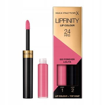 Max Factor Lipfinity 022 Forever Lolita - dugotrajni 2-u-1 ruž za usne