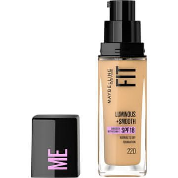 L’Oréal Maybelline Fit Me Luminous+Smooth svjetlucavi tekući puder 220