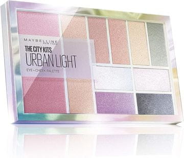 Maybelline The City Kits Urban Light paleta sjenila za oči + rumenilo + highlighter 12 g