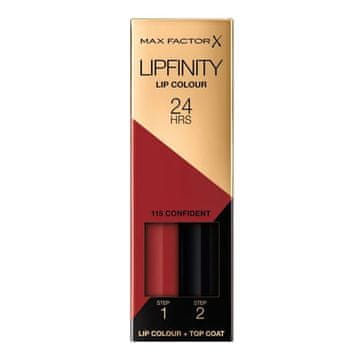 115 Confident Max Factor Lipfinity 24h dugotrajni ruž za usne