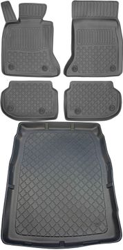 BMW 5 F10 Limuzina od 03.2010.-2013. SET - autotepisi + prostirka za prtljažnik