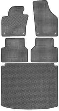 Volkswagen Tiguan I SUV od 07.2007.-04.2016. SET - gumene autotepihe + prostirka za prtljažnik