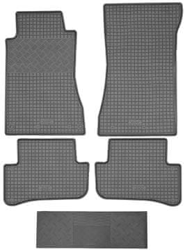 RIGUM 902877 Podne prostirke + 900101 Navlaka - Mercedes C-klasa W203 Limuzina / Kombi / Coupe od 2000. do 2007., MS Prostor za noge vozača - UGRADNJA