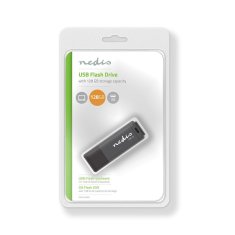 Nedis Flash pogon 128 GB USB Tip A Brzina čitanja 80 MB s Brzina pisanja 10 MB s