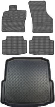 Škoda Octavia III (5E) Hatchback od 02.2013.-05.2020. SET - gumene autotepihe + prostirka za prtljažnik