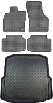 Škoda Octavia III 5E Hatchback (5 vrata) od 02.2013.-05.2020. SET - gumene autotepihe + prostirka za prtljažnik