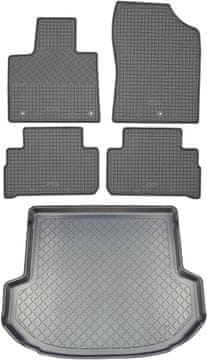 Hyundai Santa Fe IV TM Facelift / Santa Fe IV TM Hybrid HEV Facelift / Santa Fe IV TM Plug-in Hybrid Facelift SUV (5 vrata) od 11/2020. do / 03/2021. SET - gumene autotepihe + tepih za prtljažnik