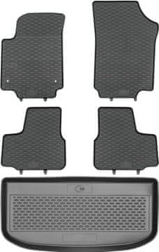 Škoda Citigo Hatchback od 2012. do 2019. SET - gumene autotepihe + prostirka za prtljažnik