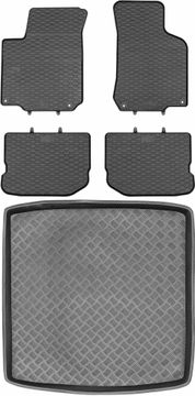 Volkswagen Golf IV Kombi od 1999. do 2003. SET - gumene autotepihe + prostirka za prtljažnik