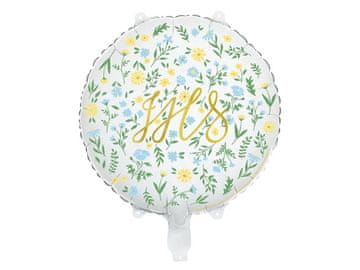 PartyDeco IHS folijski balon 45 cm