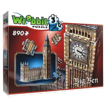 Wrebbit 3D slagalica. Big Ben. 890 dijelova