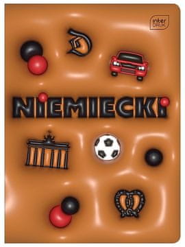 Interdruk Bilježnica s mrežom. Njemački A5 60 str. Hibrid s tabletom znanja.
