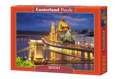 Castorland Slagalica 2000 dijelova C-200405-2 Pogled na Budimpeštu u sumrak