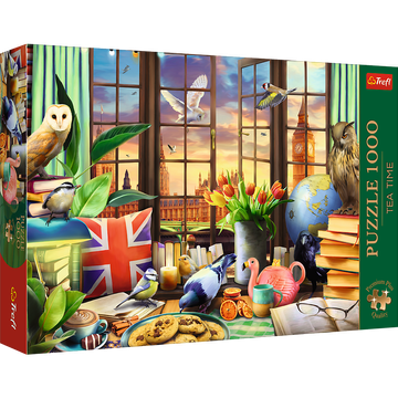 Trefl 10847 Puzzle 1000 Premium Plus - Vrijeme za čaj: Sve britansko
