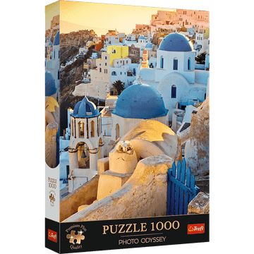 Trefl 10853 Puzzle 1000 Premium Plus - Foto Odiseja: Grad Oia, Santorini