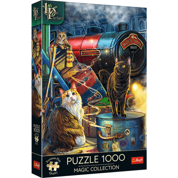 Trefl 10897 Puzzle 1000 Premium Plus - Magična kolekcija: Vještičji ekspres