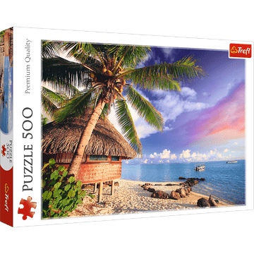 Trefl 37485 "500 - Otok Bora Bora