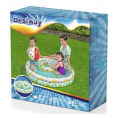 Bestway BAZA DUCH 122x20+KOLO+PILKA ET