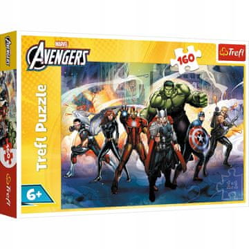 Trefl 15428 "160 - Supermoći / Disney Marvel Osvetnici