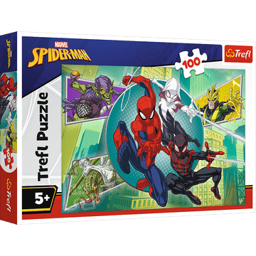 Trefl 16519 "100 - Maska pauka / Disney Marvel Spiderman