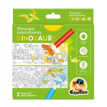 CzuCzu Duge Bojanke Dinosauri 4+