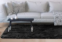 AIO FACTORY PROTUKLIZNI TEPIH SHAGGY 80x120 cm CRNI