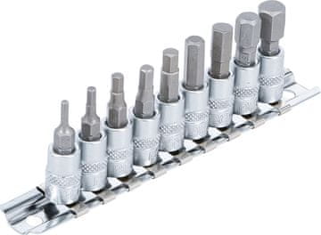 BG Set nasadnih ključeva 6,3 mm 1/4" šesterokutni nasadni ključ 3/32" - 3/8" inča 9 dijelova (2749)
