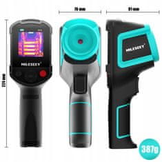 MiLESEEY TERMOVIZIJSKA KAMERA PRO -20 +550 USBC PRIKLJUČAK S RAČUNALOM LCD 2,8" ALARM 9 SATI RAD