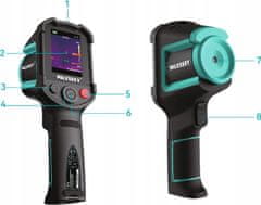 MiLESEEY TERMOVIZIJSKA KAMERA PRO -20 +550 USBC PRIKLJUČAK S RAČUNALOM LCD 2,8" ALARM 9 SATI RAD